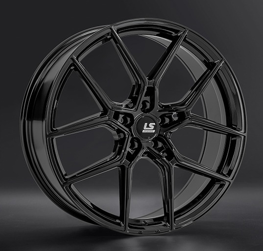 Диски LS wheels FlowForming RC100 9 х 22 5*120 Et: 42 Dia: 62.6 черный матовый
