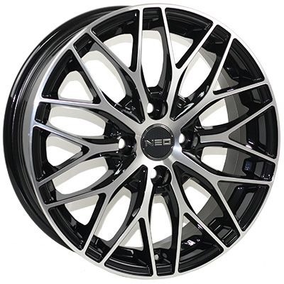Диски NEO 576 6 х 15 4*100 Et: 37 Dia: 60.1 черный с проточкой глянцевый