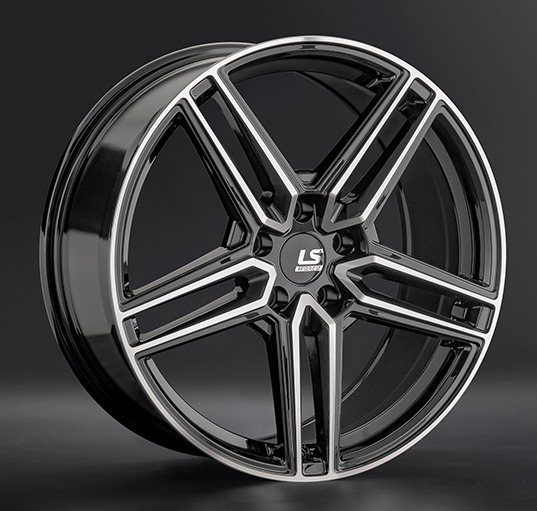 Диски LS wheels FlowForming RC79 8.5 х 19 5*108 Et: 40 Dia: 63.3 черный полностью полированный