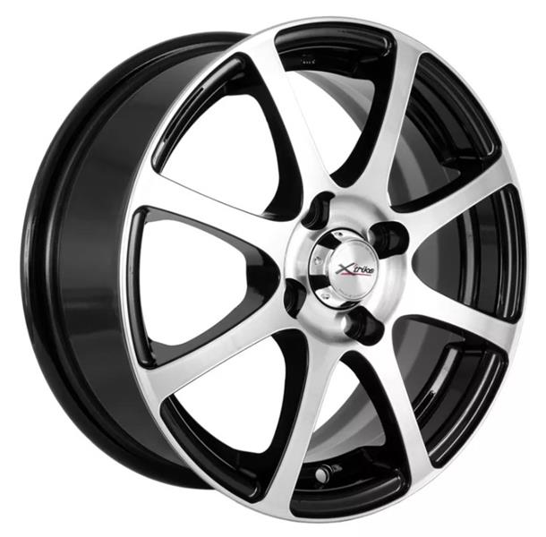 Диски X'trike X-114М 5.5 х 14 4*98 Et: 35 Dia: 58.6 черный с проточкой глянцевый