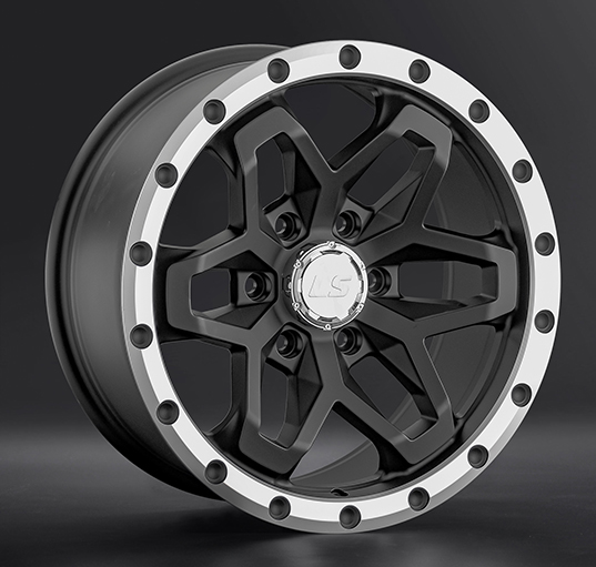Диски LS wheels LS1350 9 х 18 6*139,7 Et: 15 Dia: 106.1 черный с проточкой матовый