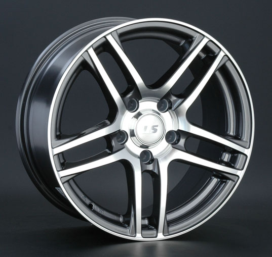 Диски LS wheels LS285 7 х 17 4*100 Et: 40 Dia: 60.1 серый с полировкой