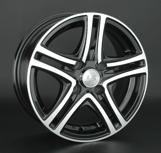 Диски LS wheels LS570 6.5 х 15 4*114,3 Et: 40 Dia: 73.1 черный полностью полированный
