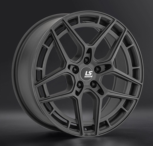 Диски LS wheels FlowForming RC107 9 х 19 5*112 Et: 44 Dia: 66.6 черный матовый