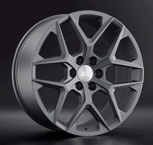 Диски LS wheels LS1372 9 х 22 6*139,7 Et: 30 Dia: 100.1 серый матовый