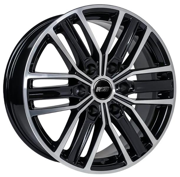 Диски N2O V2218 7.5 х 18 6*139,7 Et: 25 Dia: 106.1 черный с проточкой глянцевый