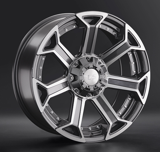 Диски LS wheels LS 1293 9 х 20 6*139,7 Et: 25 Dia: 100.1 серый с полировкой