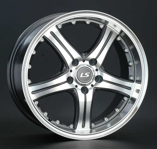 Диски LS wheels LS322 7.5 х 17 5*114,3 Et: 45 Dia: 73.1 серый с полировкой