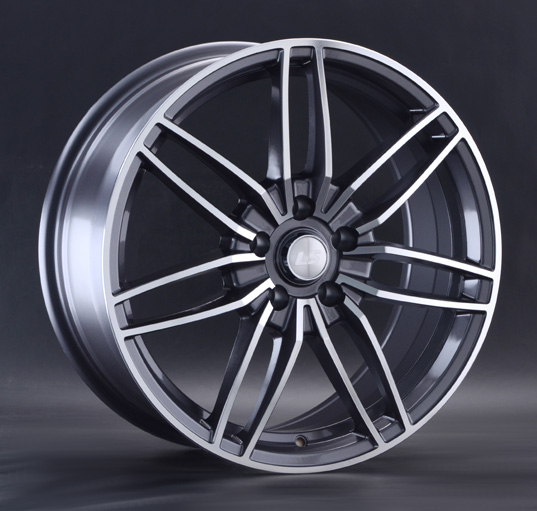 Диски LS wheels 1241 8 х 18 5*114,3 Et: 45 Dia: 67.1 серый с полировкой