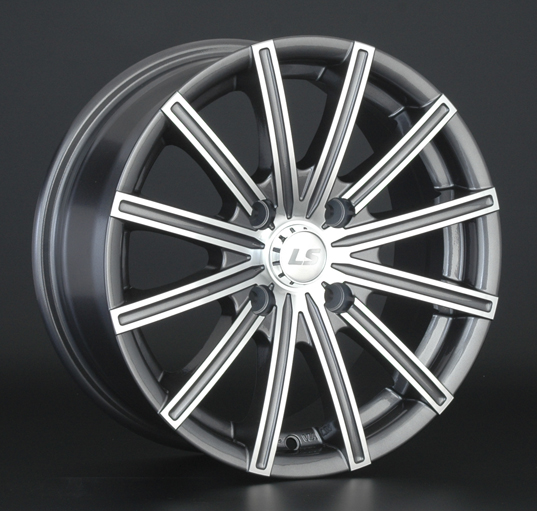 Диски LS wheels LS312 7.5 х 17 5*114,3 Et: 45 Dia: 73.1 серый с полировкой