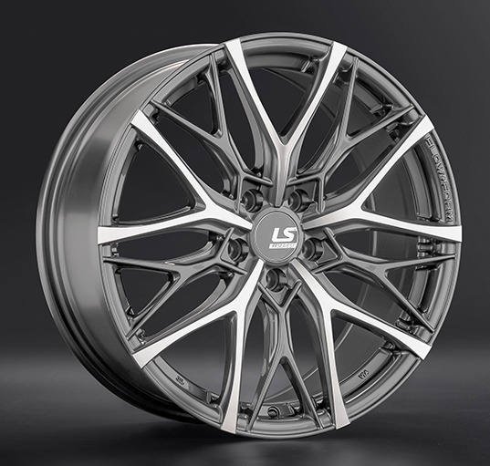 Диски LS wheels FlowForming RC84 8 х 18 5*108 Et: 45 Dia: 63.3 серый с полировкой