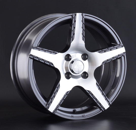Диски LS wheels LS 888 6.5 х 15 4*100 Et: 35 Dia: 73.1 серый с полировкой
