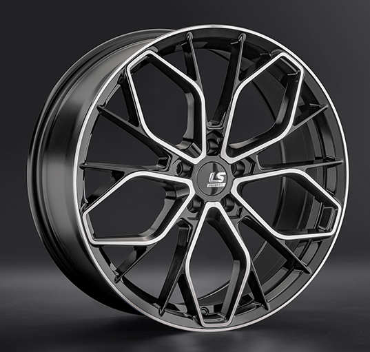 Диски LS wheels FlowForming RC71 9 х 20 5*120 Et: 40 Dia: 72.6 черный полностью полированный