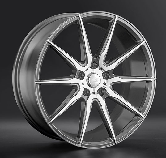 Диски LS wheels LS1328 8.5 х 19 5*114,3 Et: 40 Dia: 67.1 серый с полировкой