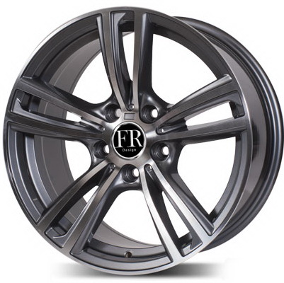 Диски Replica FR B055 8 х 18 5*120 Et: 35 Dia: 72.6 серый с полировкой