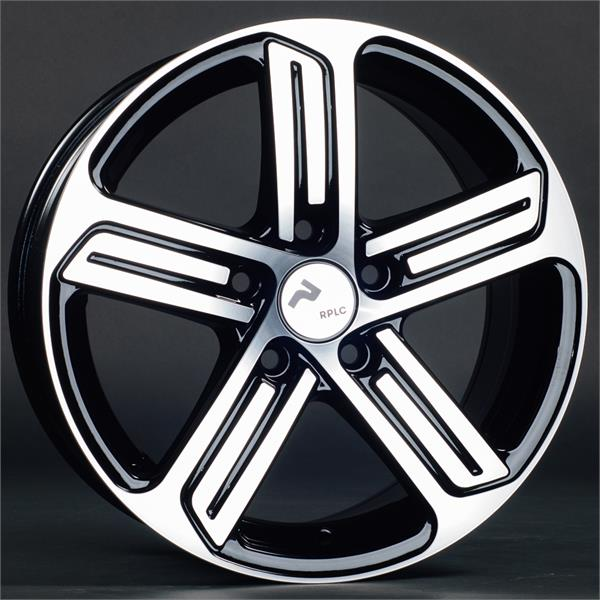 Диски RPLC VW91 7 х 16 5*112 Et: 45 Dia: 57.1 черный с проточкой глянцевый