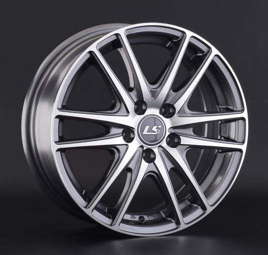 Диски LS wheels LS 362 6 х 16 4*100 Et: 50 Dia: 54.1 серый с полировкой