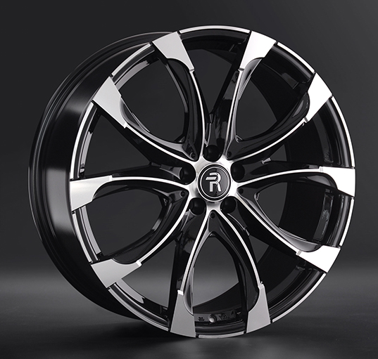 Диски Replay B223 9.5 х 22 5*112 Et: 37 Dia: 66.6 черный полностью полированный