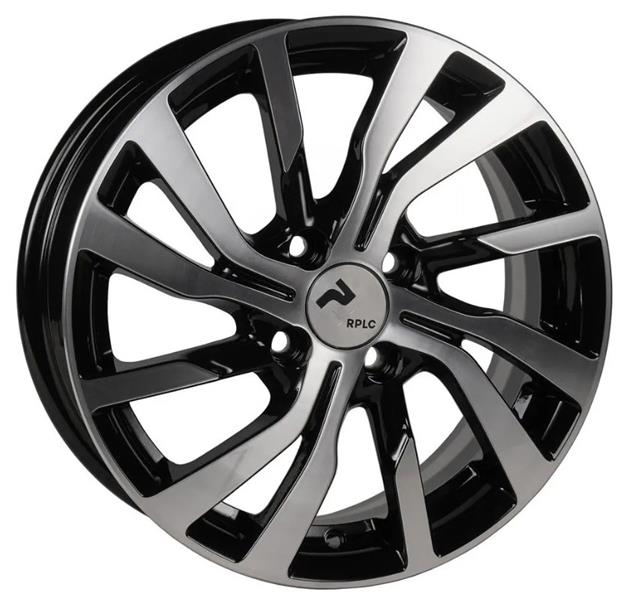 Диски RPLC La196 6 х 15 4*100 Et: 50 Dia: 60.1 черный с проточкой глянцевый