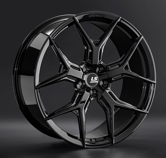 Диски LS Forged FG14 9.5 х 22 5*112 Et: 45 Dia: 66.6 черный матовый