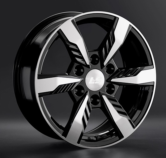 Диски LS wheels LS1301 7.5 х 17 6*139,7 Et: 36 Dia: 100.1 черный полностью полированный