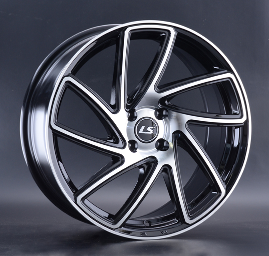 Диски LS wheels 1054 7.5 х 17 5*114,3 Et: 45 Dia: 67.1 черный полностью полированный