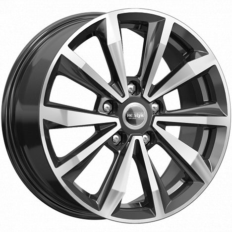 Диски K&K КС974 6.5 х 16 5*114,3 Et: 44 Dia: 67.1 черный с проточкой глянцевый