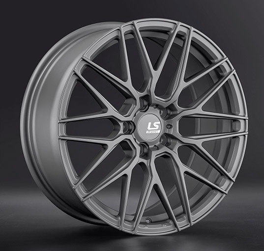 Диски LS wheels FlowForming RC13 8 х 18 5*112 Et: 40 Dia: 66.6 серый матовый