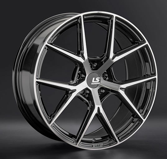 Диски LS wheels FlowForming RC78 8.5 х 19 5*108 Et: 30 Dia: 65.1 черный полностью полированный