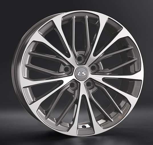 Диски LS wheels LS 1306 8 х 18 5*114,3 Et: 50 Dia: 60.1 серый с полировкой