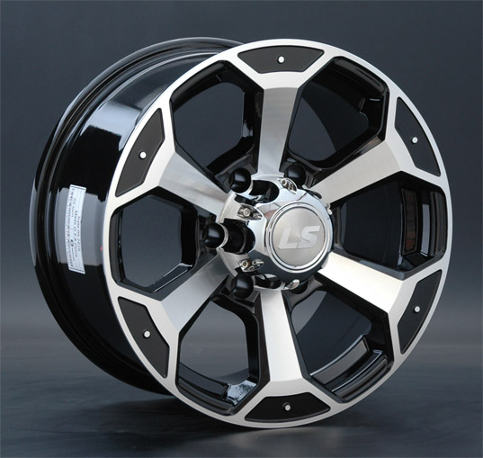 Диски LS wheels LS187 7.5 х 18 6*139,7 Et: 36 Dia: 100.1 черный полностью полированный