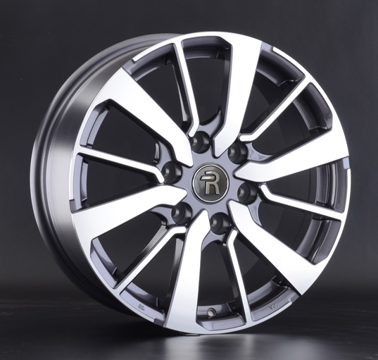 Диски Replay MI138 7.5 х 18 6*139,7 Et: 38 Dia: 67.1 серый с полировкой