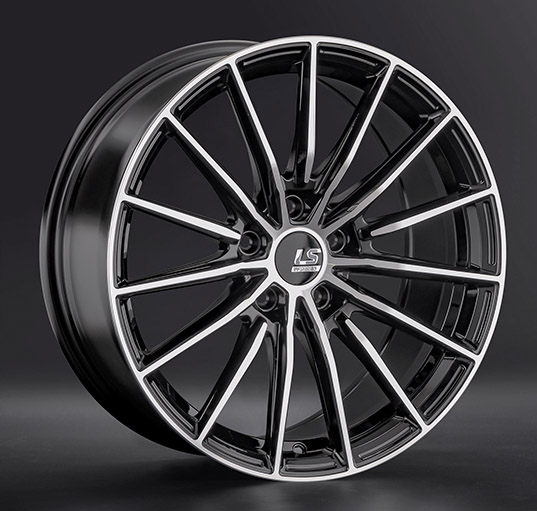 Диски LS wheels FlowForming RC63 8 х 18 5*112 Et: 40 Dia: 66.6 черный полностью полированный