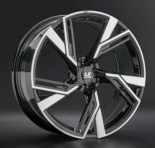Диски LS Forged FG23 8 х 20 5*112 Et: 45 Dia: 66.6 черный полностью полированный