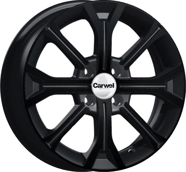 Диски Carwel Кизи 198 6 х 15 4*98 Et: 35 Dia: 58.5 черный матовый