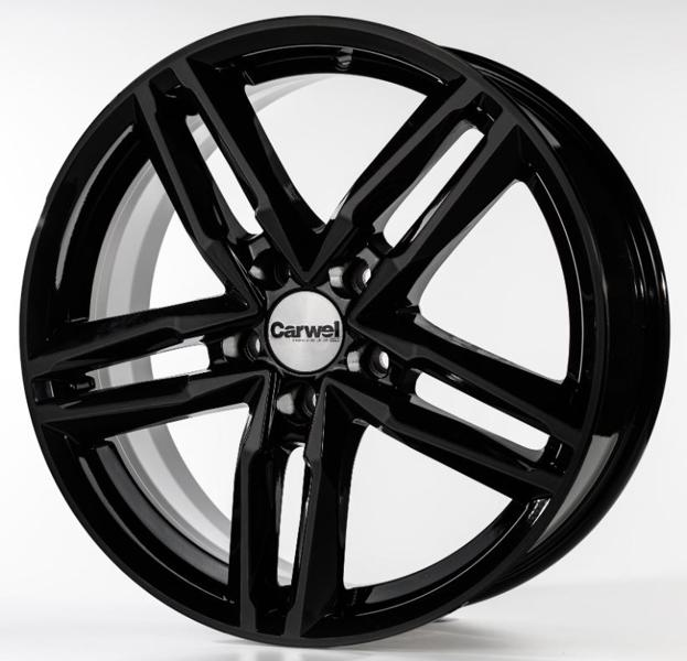 Диски Carwel Малык 7 х 17 5*115 Et: 44 Dia: 70.2 черный матовый