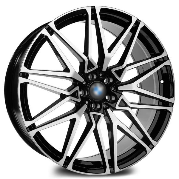 Диски RPLC BM104 10.5 х 22 5*112 Et: 43 Dia: 66.6 черный с проточкой глянцевый