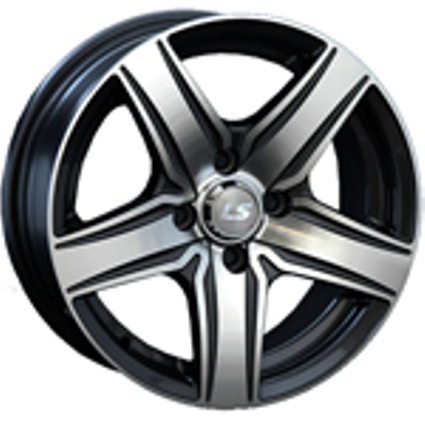 Диски LS wheels LS230 6.5 х 15 5*100 Et: 38 Dia: 57.1 черный с проточкой матовый