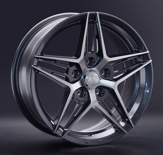 Диски LS wheels LS1262 7.5 х 17 5*114,3 Et: 45 Dia: 67.1 серый с полировкой