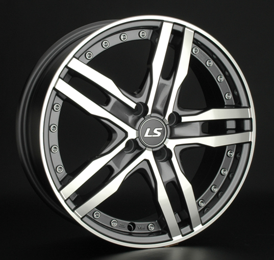 Диски LS wheels LS 356 6 х 16 4*100 Et: 52 Dia: 54.1 серый с полировкой