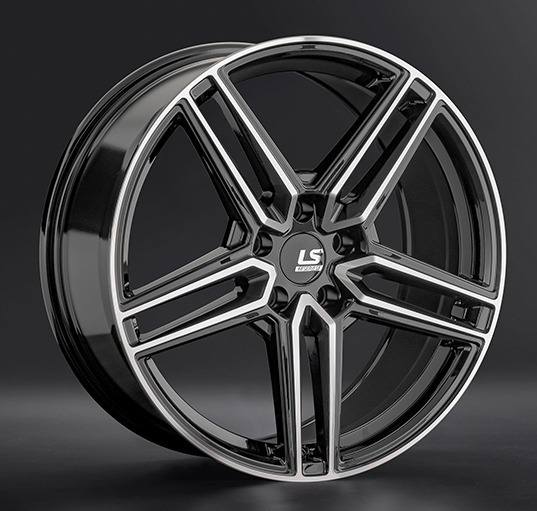Диски LS wheels FlowForming RC79 8.5 х 19 5*108 Et: 36 Dia: 65.1 черный полностью полированный