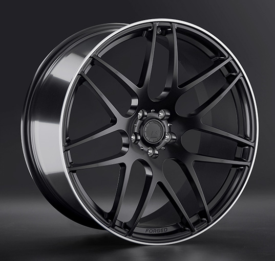 Диски LS Forged FG09 10 х 22 5*112 Et: 40 Dia: 66.6 черный с проточкой матовый
