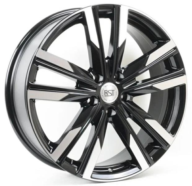 Диски RST R089 7 х 19 5*108 Et: 36 Dia: 65.1 черный с проточкой глянцевый