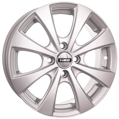 Диски NEO 546 6 х 15 4*100 Et: 50 Dia: 60.1 серебро с полированным ободом