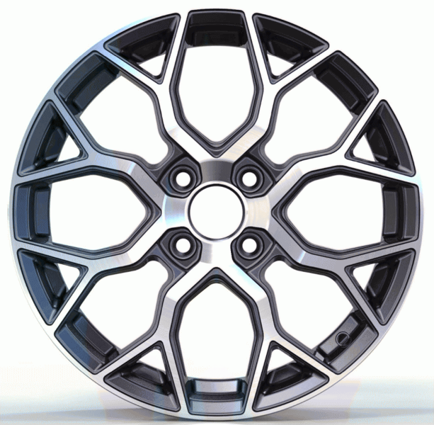 Диски VENTI 1619 6 х 16 4*100 Et: 46 Dia: 54.1 черный с проточкой глянцевый