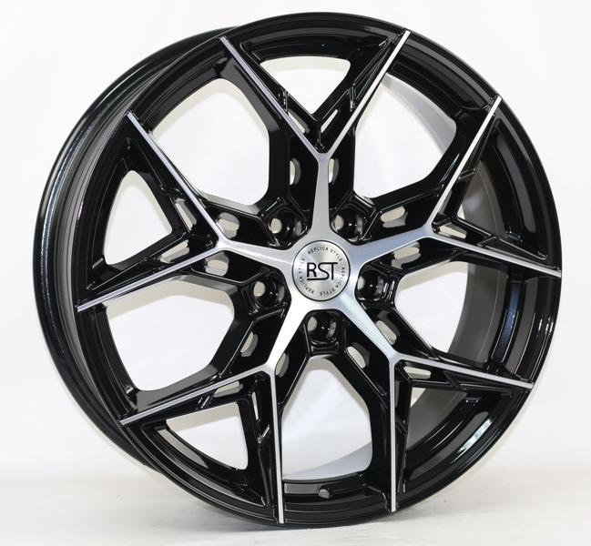 Диски RST R139 7.5 х 19 5*108 Et: 47 Dia: 60.1 черный с проточкой глянцевый