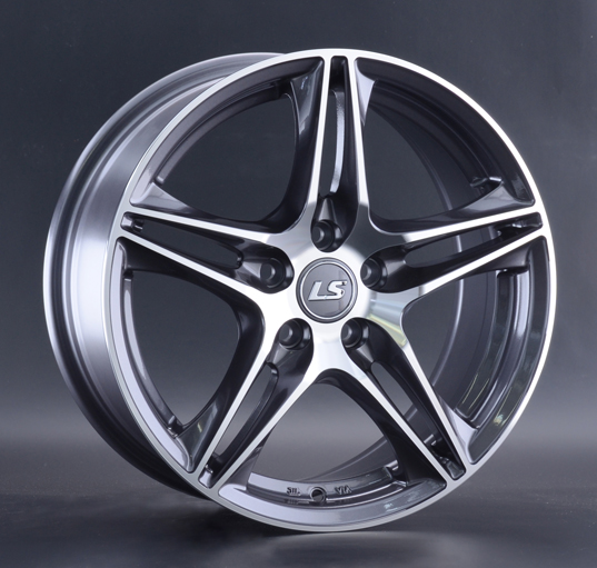 Диски LS wheels LS1056 7.5 х 17 5*114,3 Et: 40 Dia: 67.1 серый с полировкой