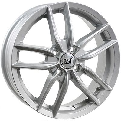 Диски RST R076 6 х 16 5*114,3 Et: 43 Dia: 67.1 серебро с полированным ободом