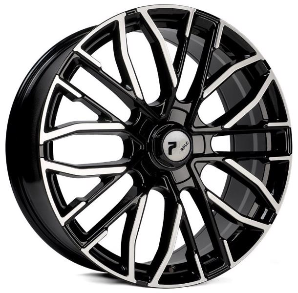 Диски RPLC ZKR2 9.5 х 22 5*108 Et: 48 Dia: 63.4 черный с проточкой глянцевый