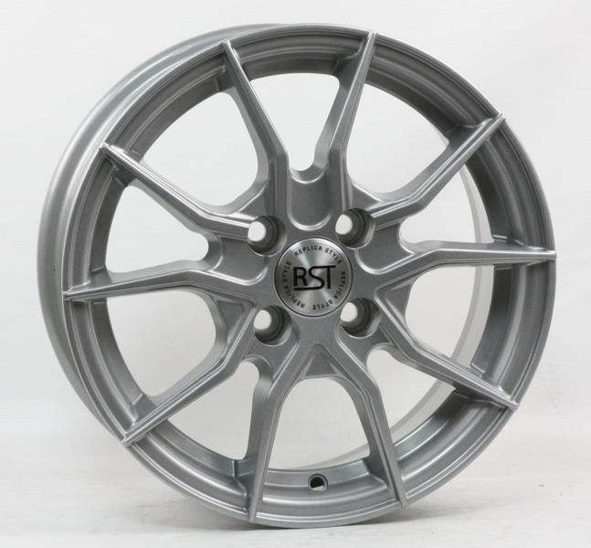 Диски RST R014 5.5 х 14 4*98 Et: 33 Dia: 58.6 серебро с полированным ободом
